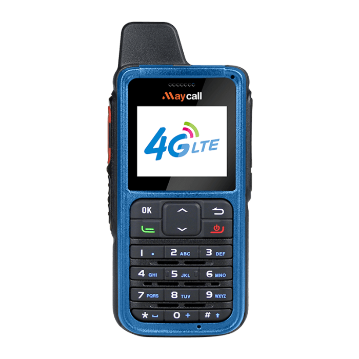 Maycall MC-688EX Two Way Digital Dmr Walkie Talkie Vhf Uhf Mobile Radio Handheld Ip68 GPS Handheld Portable 4G 5G Network Walkie-talkie Sim Card LTE POC Two-way Communication
